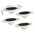 Paste Type Pulley Universal Wheel (4 PCs)