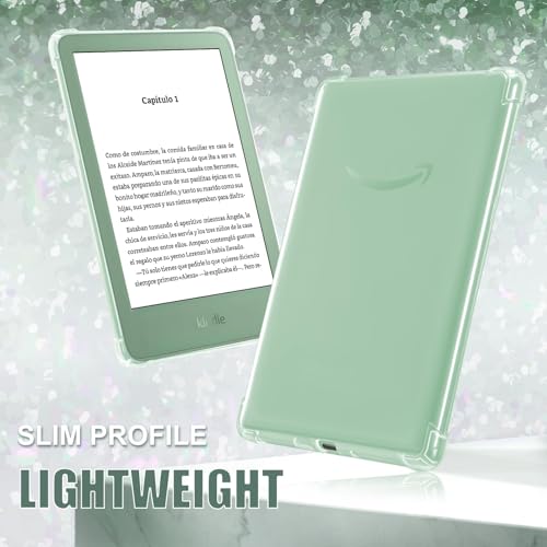 CoBak Clear Case Exclusively for 6" Kindle 2024 & 2022(11th Generation) | Ultra Slim Soft TPU Transparent Cover, Lightweight and Durable Protection, transparent