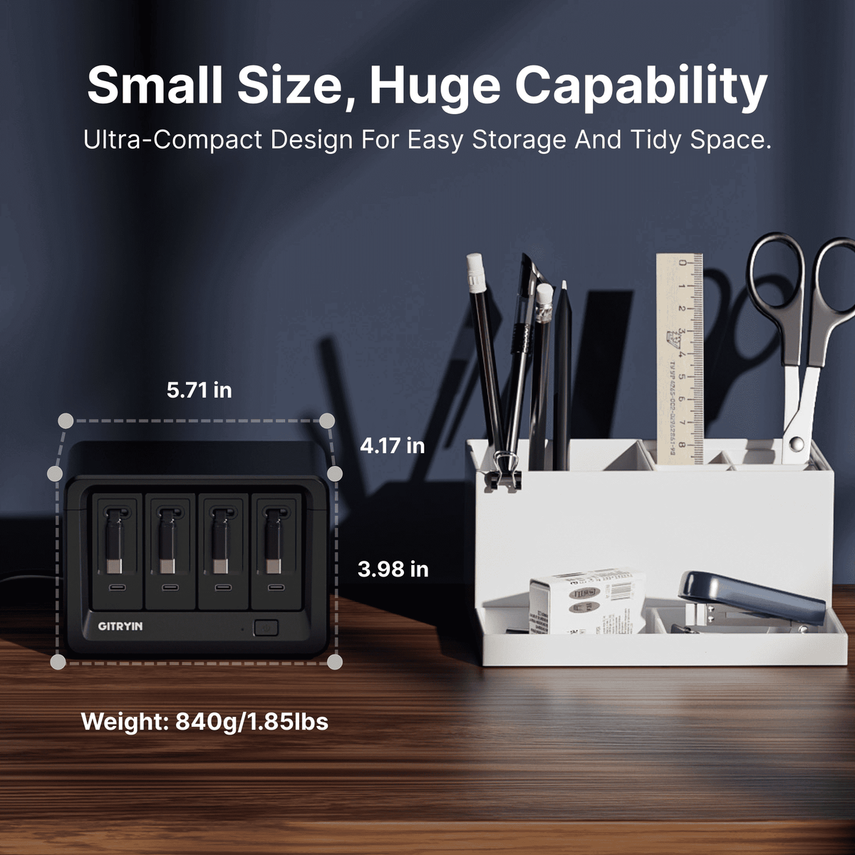 Gitryin Smart Desktop Charging Station 12-in-1 (40W Combo)