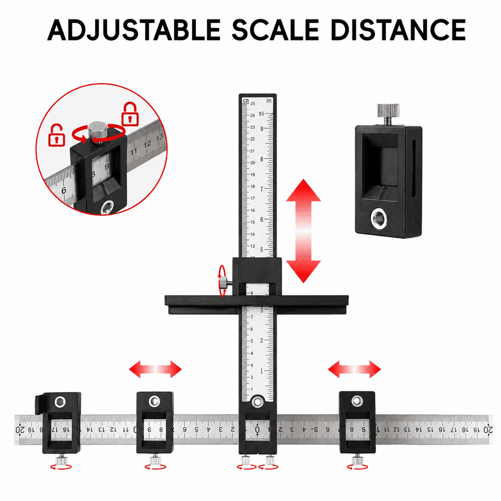 Precision Cabinet Hardware Jig