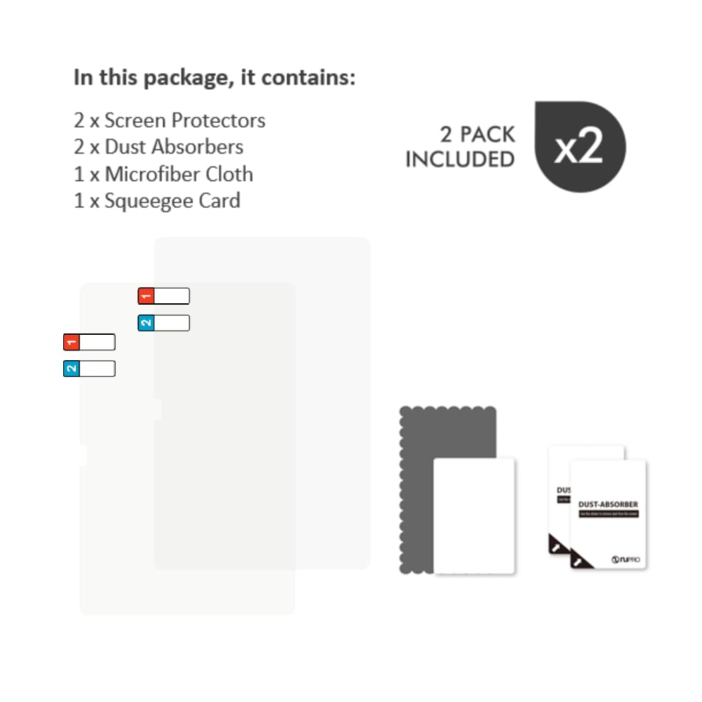 Anti-Glare Screen Protector (2 Pack), for Amazon Fire HD 10, (13th Gen, 2023 release)