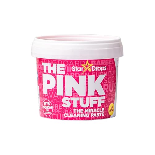 Stardrops The Pink Stuff Miracle Cleaning Paste, 17.6 Oz | Powerful Indoor & Outdoor Cleaning Tough on Stains, Grease & Grime