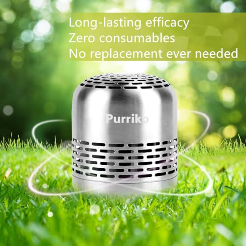 Purriko Refrigerator Deodorizer,Long-Lasting Fridge Odor Eliminator | Replaces Baking Soda and Activated Carbon, Reusable Fridge Deodorizer