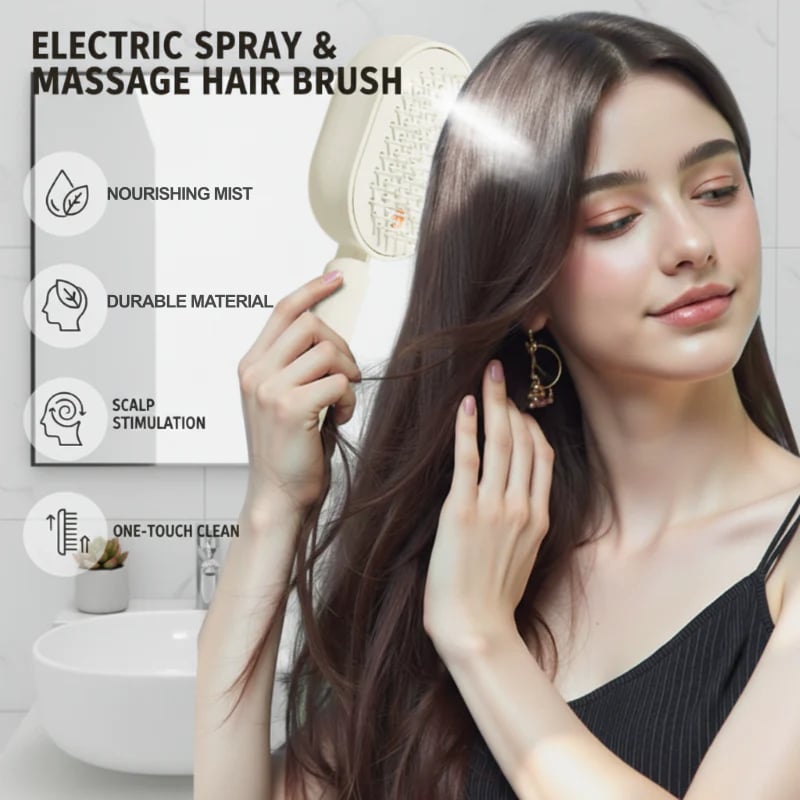 📢📢!! ⏰Electric Spray Massage Comb✨🔥