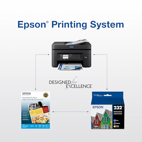 Epson 232 Genuine Standard Capacity Black Ink Cartridge T232120 | Works With XP-4200 XP-4205 WF-2930 WF-2950 Printers