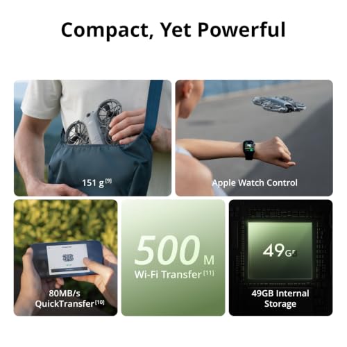 DJI Neo 2 Fly More Combo With RC-N3 Remote Controller | Stable Transmission With Digital Transceiver, 4K Drone for Beginners, 3 Batteries