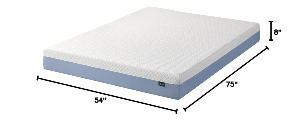 Zinus 8 Inch Full Cooling Essential Memory Foam Mattress, Medium Feel | Designed for Cooler Sleep, Soothing Pressure Relief, Just-Right Medium Feel, CertiPUR-US & OEKO-TEX Certified Materials
