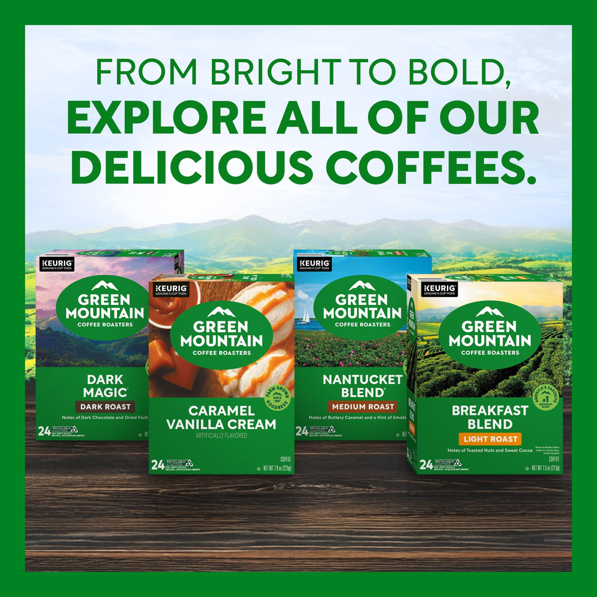 Green Mountain Coffee Nantucket Blend Keurig Single-Serve K-Cup Pods, Medium Roast Coffee, 96 Count