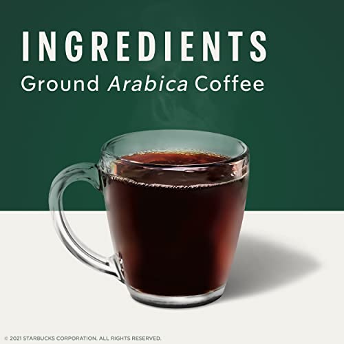 Starbucks K-Cup Coffee Pods, Medium Roast Hot or Iced Coffee, Pike Place Roast, 96 Keurig Pods ​