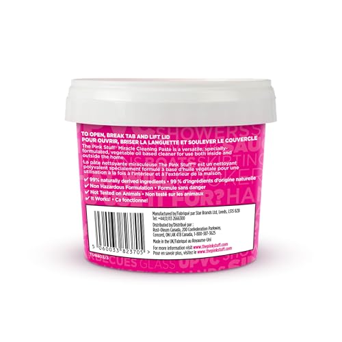 Stardrops The Pink Stuff Miracle Cleaning Paste, 17.6 Oz | Powerful Indoor & Outdoor Cleaning Tough on Stains, Grease & Grime