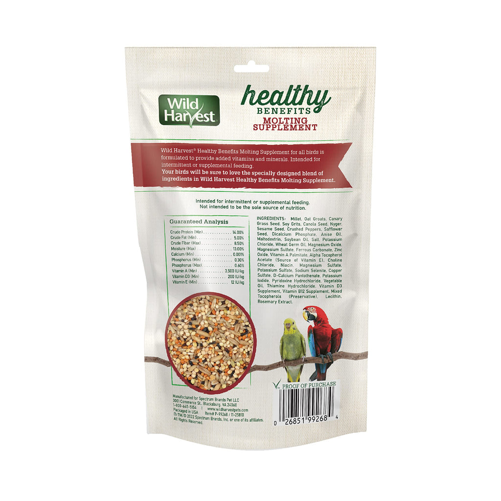 Wild Harvest Healthy Benefits Molting Supplement for All Birds 7.5 oz
