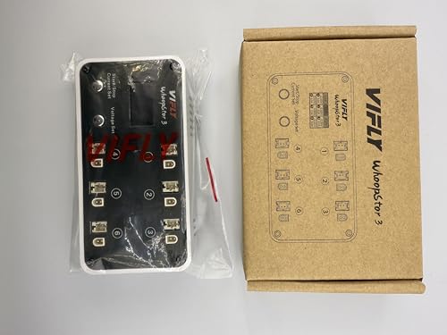 VIFLY WhoopStor V3 6 Ports 1S LiPo Battery Storage Charger and Discharger with LCD Display Tiny Whoop Charger with PH2.0 and BT2.0 Connectors