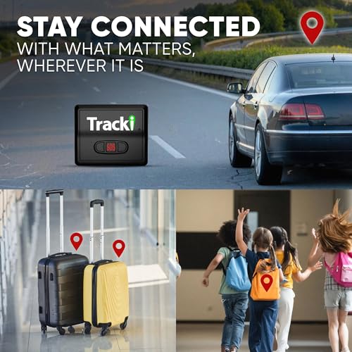 Tracki Universal GPS Tracker for Vehicles, Real Time Tracking | 4G LTE, Unlimited Distance, Smart Alerts, Super Small, Subscription Required, Cancel Anytime