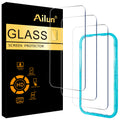 Ailun 3 Pack Screen Protector for iPhone 18 Pro/iPhone 17 Pro | 6.3 inch, Tempered Glass, Installation Frame, Sensor Protection, Dynamic Island Compatible, Case Friendly