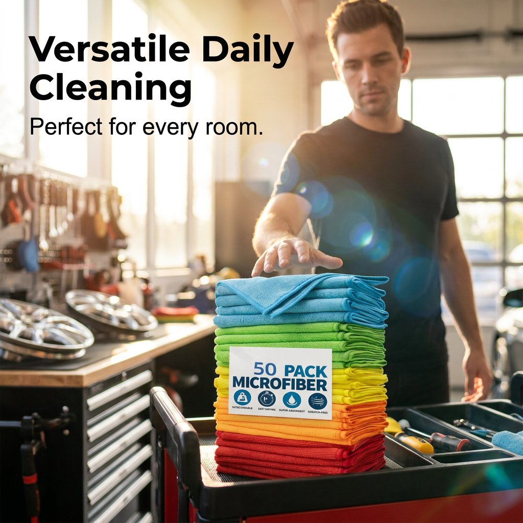 🏆Hot Sale⚡Bulk Pack Microfiber Towels