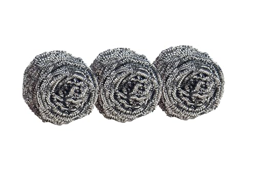 Scotch-Brite Stainless Steel Scrubbers, 3 Pack