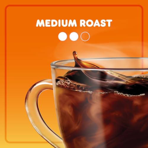 Dunkin’ Original Blend Medium Roast Ground Coffee, 30 Oz. Canister | Made with Arabica beans, rich & smooth flavor, stay-fresh coffee canister, easy-drinking medium roast, great hot or iced