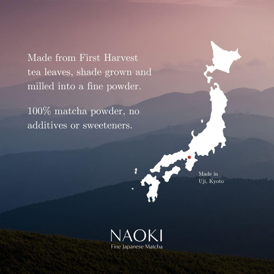 Naoki Matcha Superior Blend Matcha, 40g/1.4oz | Authentic Japanese Ceremonial Grade First Harvest Matcha Green Tea Powder from Uji, Kyoto, Japan