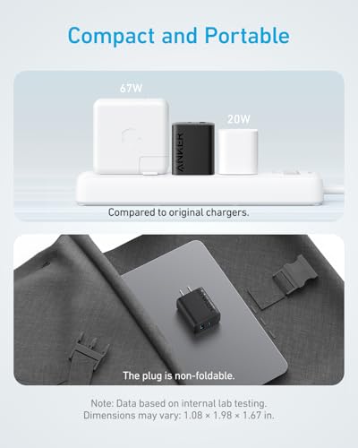 Anker Phone Charger, 20W USB C Charger Block, Type C Charger Fast Charging | For iPhone 18 Pro/17/17 Plus/17 Pro Max/16/16 Plus/16 Pro Max/15 Pro Max/iPad Pro and More (2-Pack with 2 Cables, Black)