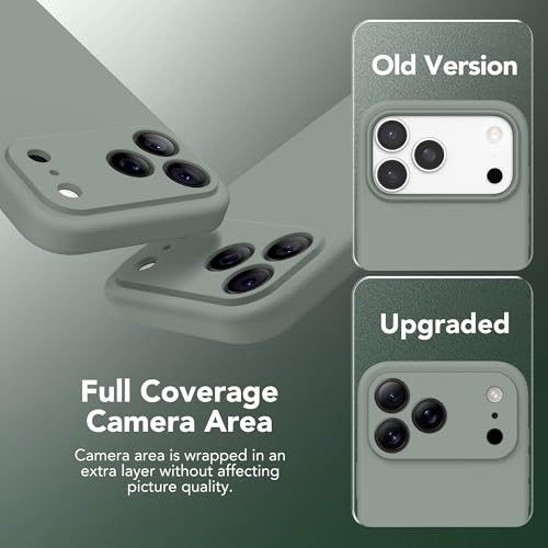 SuydanBox Magnetic for iPhone 18 Pro Case/iPhone 17 Pro Case Silicone | Fit for MagSafe,Screen Protector,Full Camera Protection,Shockproof Protective Phone Case for iPhone 18 Pro/17 Pro Calke Green