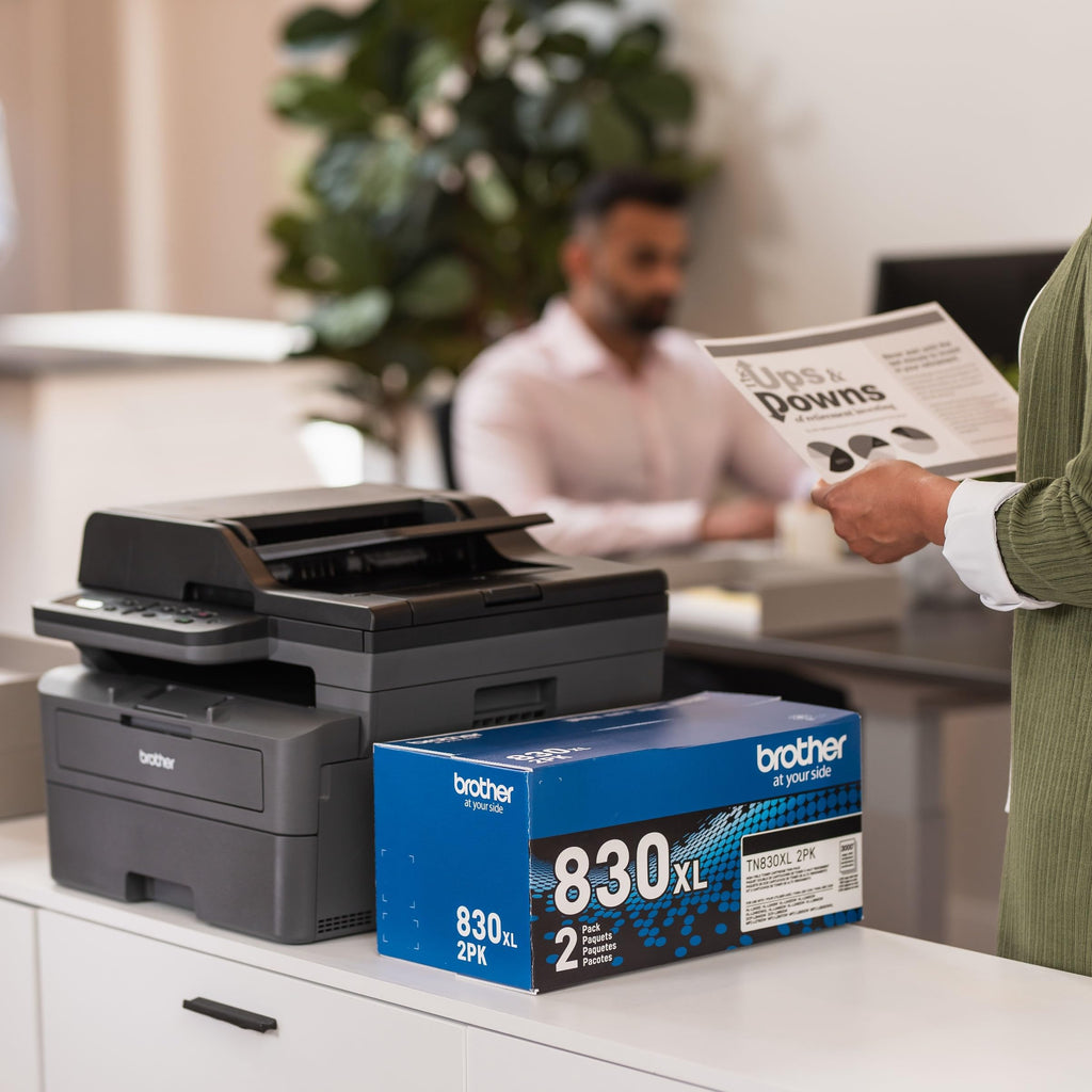 Brother DCP-L2640DW Wireless Compact Monochrome Multi-Function Printer, Copy, Scan, Duplex, Mobile Printing