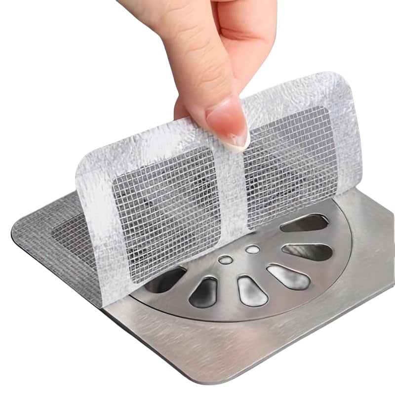 Disposable Drain Cover Stickers – Hair Catcher & Insect Blocker