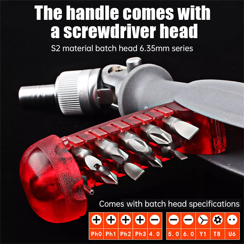 Dad's favorite gadget-49% OFF 🔥 11-in-1 Ratchet Screwdriver Set 🔧