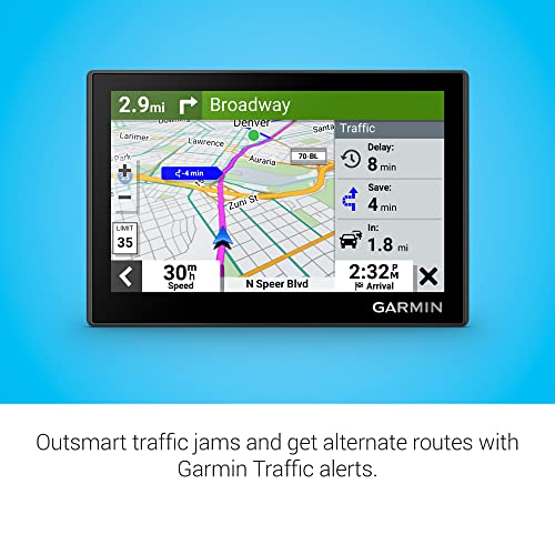 Garmin Drive™ 53 GPS Navigator | High-Resolution Touchscreen, Simple On-Screen Menus and Easy-to-See Maps, Driver Alerts