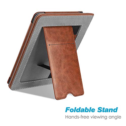 Fintie Stand Case for 6" Kindle Paperwhite 10th Gen 2018, Vintage Brown