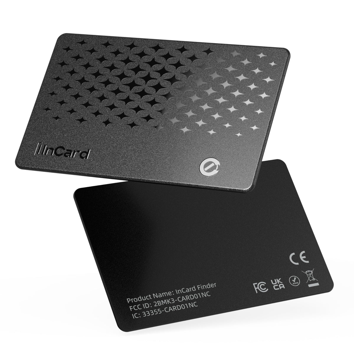 Wallet Tracker Card 0.06in Slim Tracking Card,10 Years Battery Bluetooth Smart Card,Android & iOS Wallet Tracker,Work with Apple Find My & Google Find Hub,IP68 GPS Tracker for Vehicles,Wallet,Keys