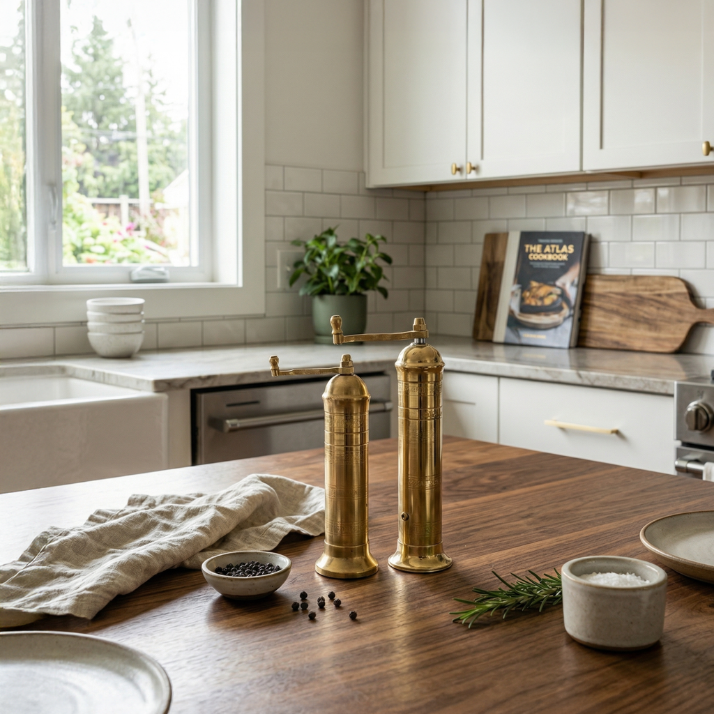 Brass Salt & Pepper Mills
