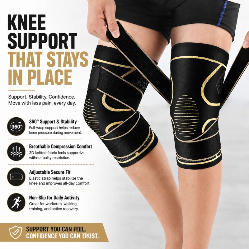 3D Knee Compression Support Sleeve