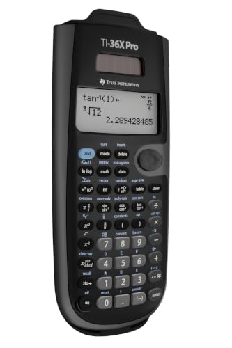 Texas Instruments TI-36X Pro Engineering/Scientific Calculator | 9.7 Inch | Black.