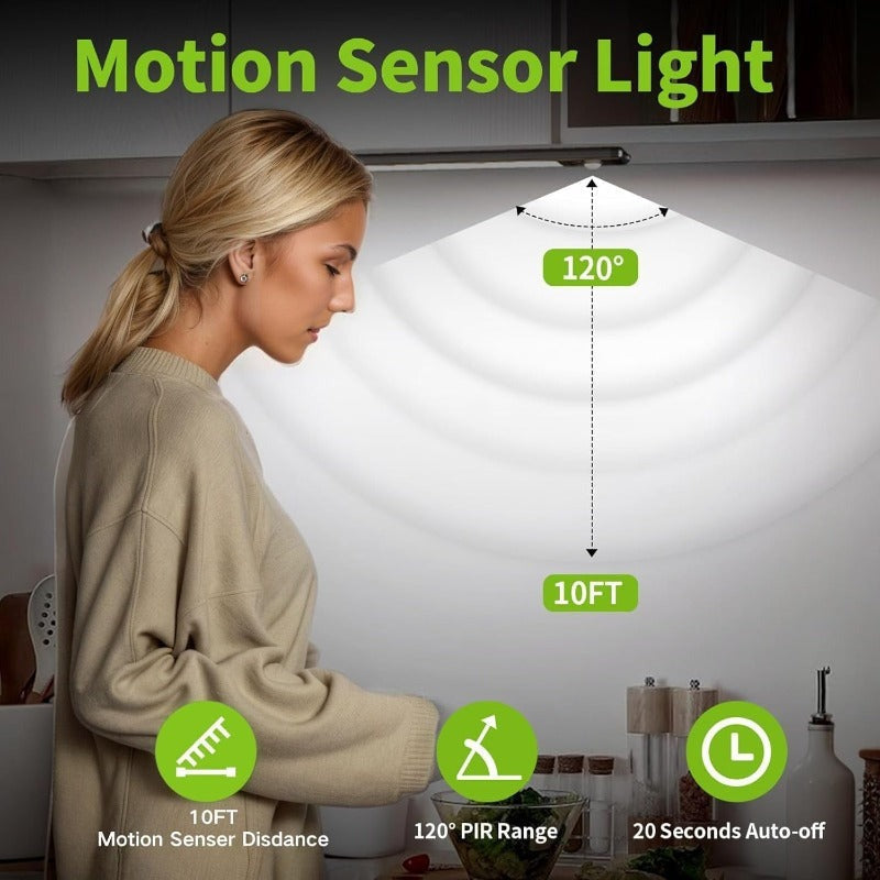 USB Rechargeable LED Motion Sensor Cabinet Light