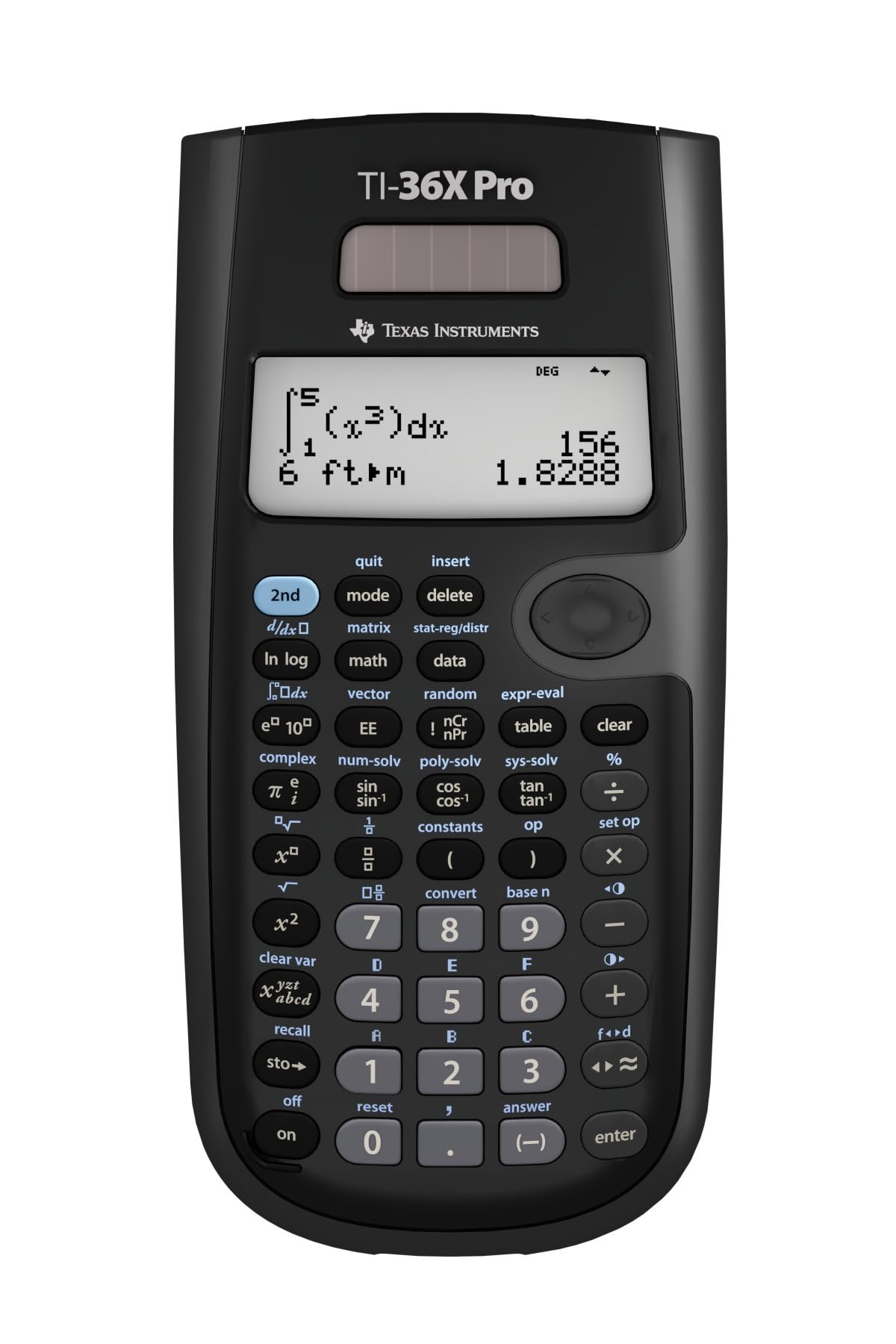Texas Instruments TI-36X Pro Engineering/Scientific Calculator | 9.7 Inch | Black.