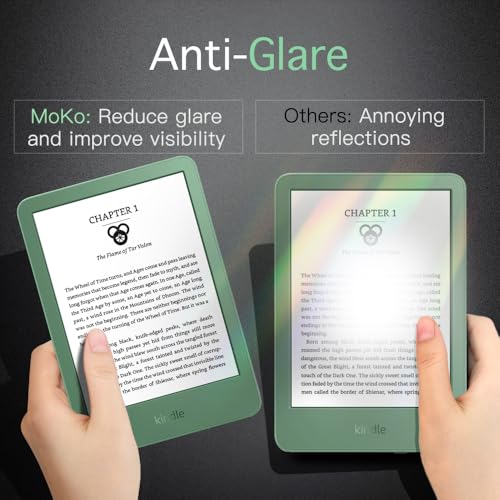 MoKo 2 Pack Anti-Glare Screen Protector for 6" Kindle 11th Gen. 2024/2022