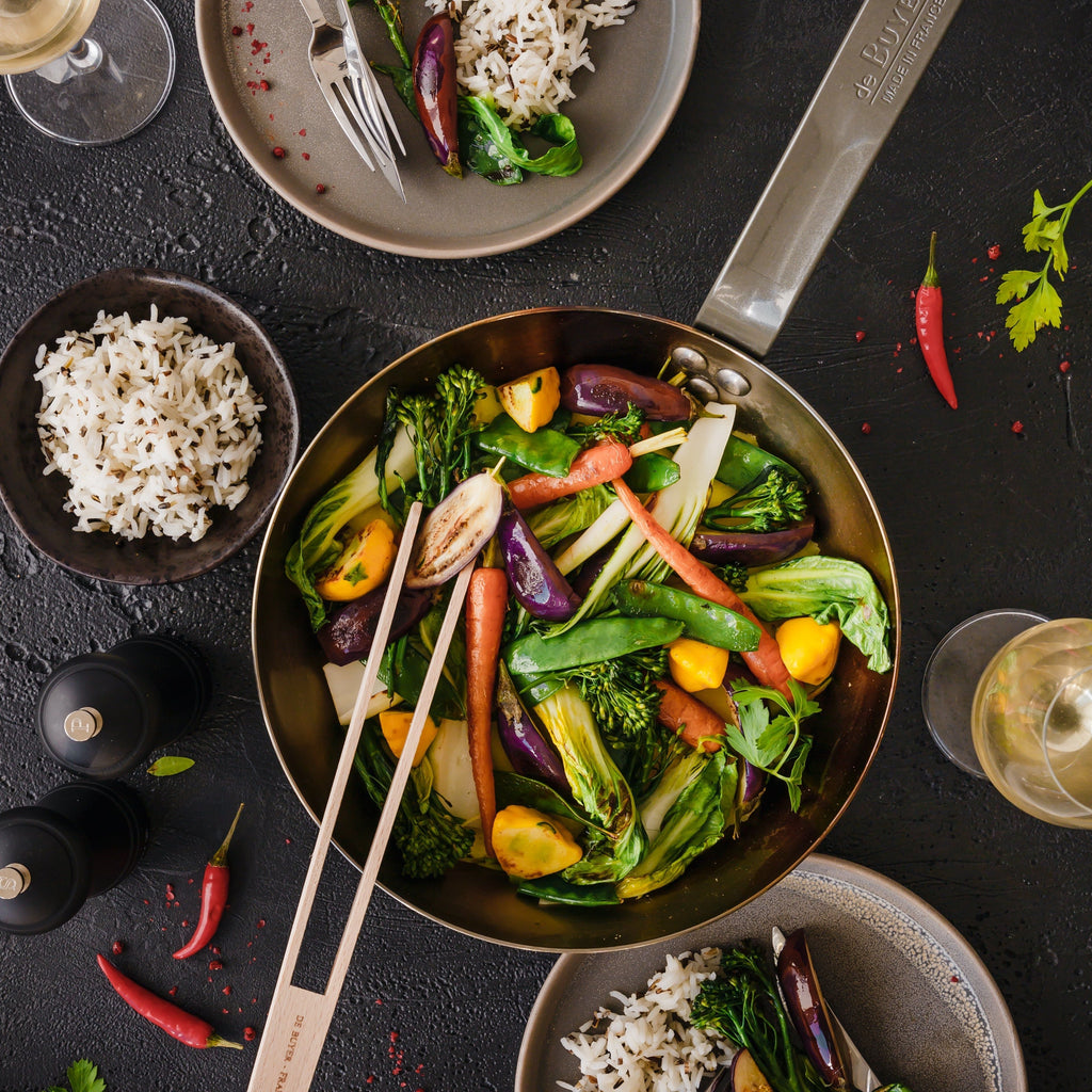 MINERAL B Carbon Steel Wok