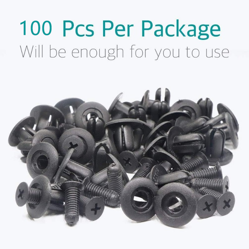 Universal Push-Type Automotive Fastener Clips