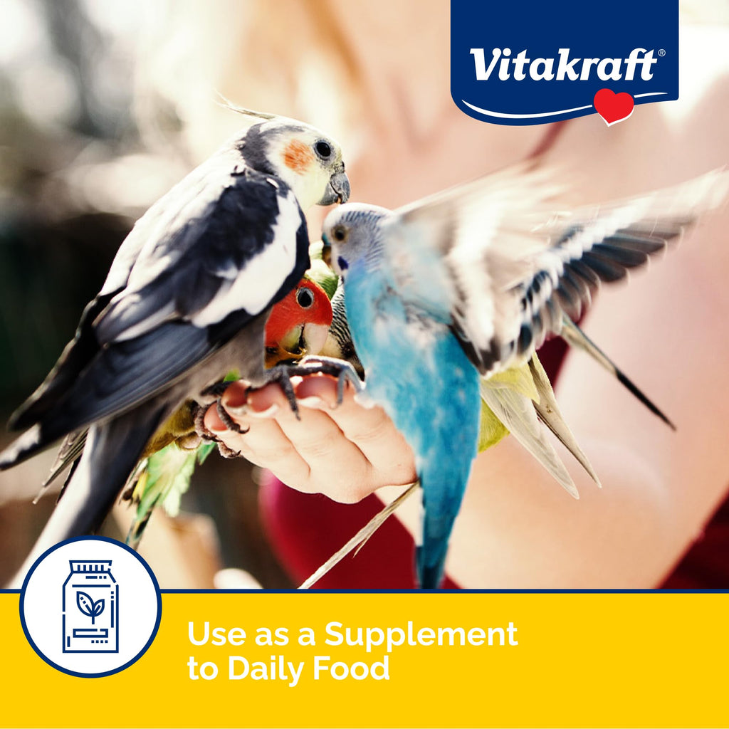 Vitakraft Egg Food for Birds 1.1 lb. | Nutrient-Rich Egg Protein, Fortified Seed & Grain Blend, Breeding & Molting Support, Premium Bird Food, 1.1 lb Pack