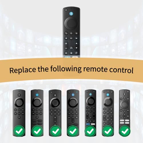 Replacement Voice Remote for Fire Stick, TV Cube, Amazon Fire Smart TV | for FireStick (HD, 4K, Select, Plus, 4K Max), Smart TV (Omni, Ember, Insignia, Toshiba)
