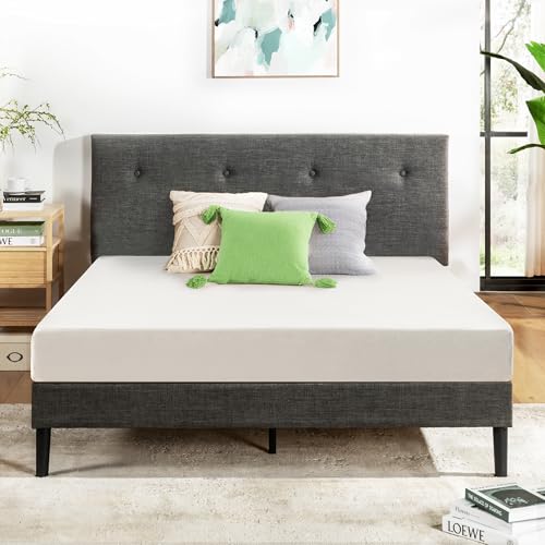 Best Price Mattress Full Mattress 6 inch Bed-In-A-Box, Green Tea Memory Foam White