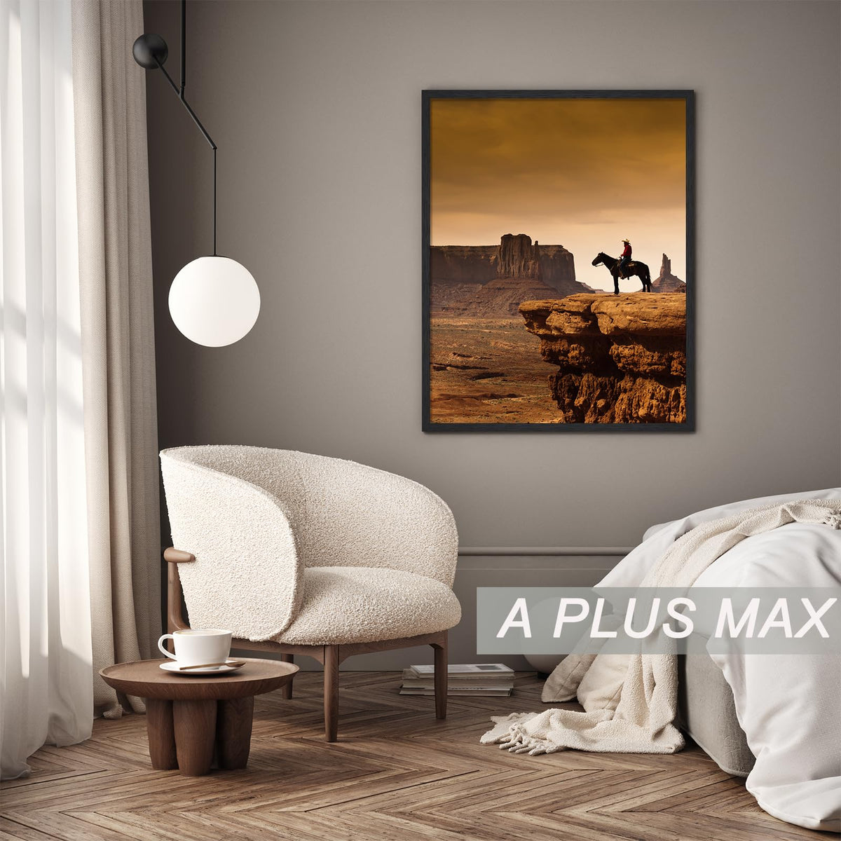 A PLUS MAX 16x20 Picture Frame Black Light Weight Wall Mount | 16 x 20 Inch Black Wood-grain Engineered Wood Material Frame for 16by20 Rectangular Photo Poster - 1 Pack/Black/16x20