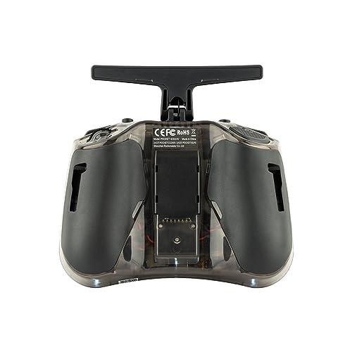 Radiomaster Pocket Hall Gimbal Transmitter Remote Control (ELRS-Charcoal) | Portable Lightweight Built In LED Light Foldable Antenna Mode 2