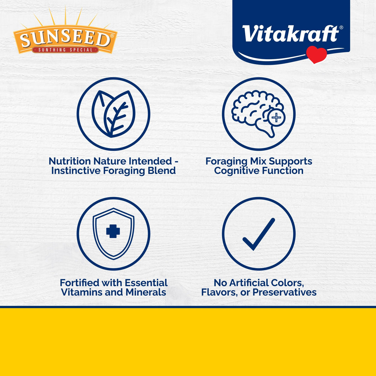 VitaKraft Sunseed Vita Prima Conure Food 3 lb.