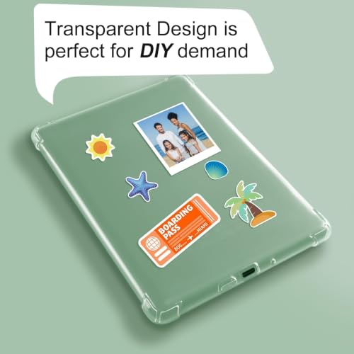 CoBak Clear Case Exclusively for 6" Kindle 2024 & 2022(11th Generation) | Ultra Slim Soft TPU Transparent Cover, Lightweight and Durable Protection, transparent