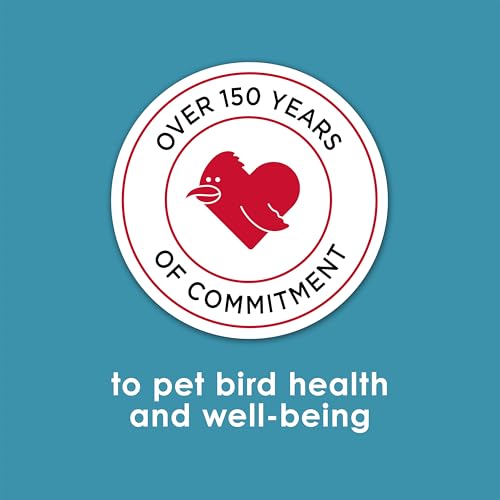 Kaytee Forti-Diet Pro Health+Safflower Parrot Food, 4 Pounds | Better digestion daily. Parrot food for medium birds. Prebiotics, probiotics, bird seed without sunflower seeds