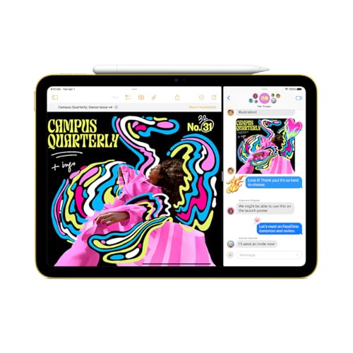 Apple iPad 11-inch: A16 chip, 11-inch Model, Liquid Retina Display, 128GB, Wi-Fi 6, 12MP Front/12MP Back Camera, Touch ID, All-Day Battery Life — Blue