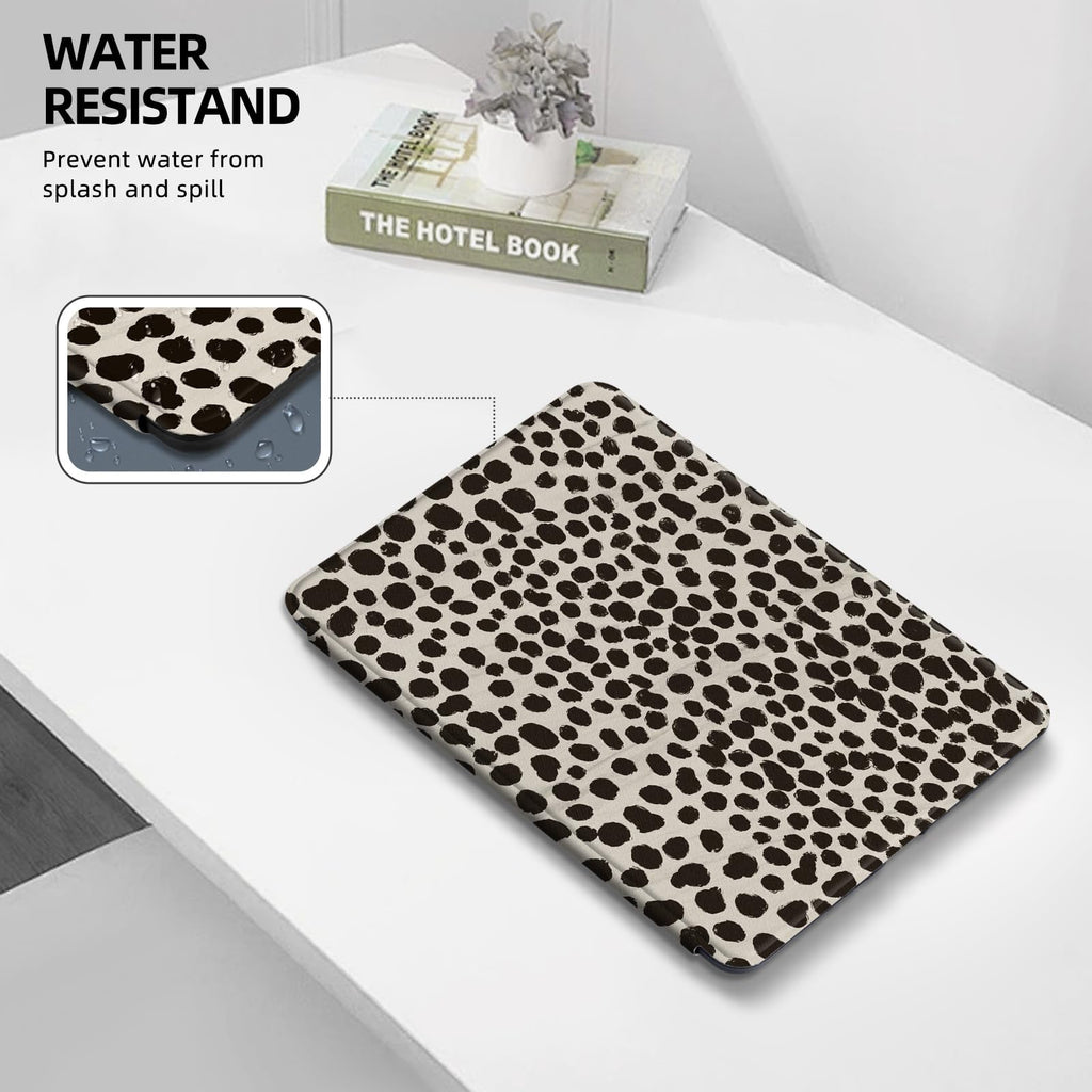MOROCK Case for 6" Kindle 11th Generation 2024/2022, Khaki Leopard Print