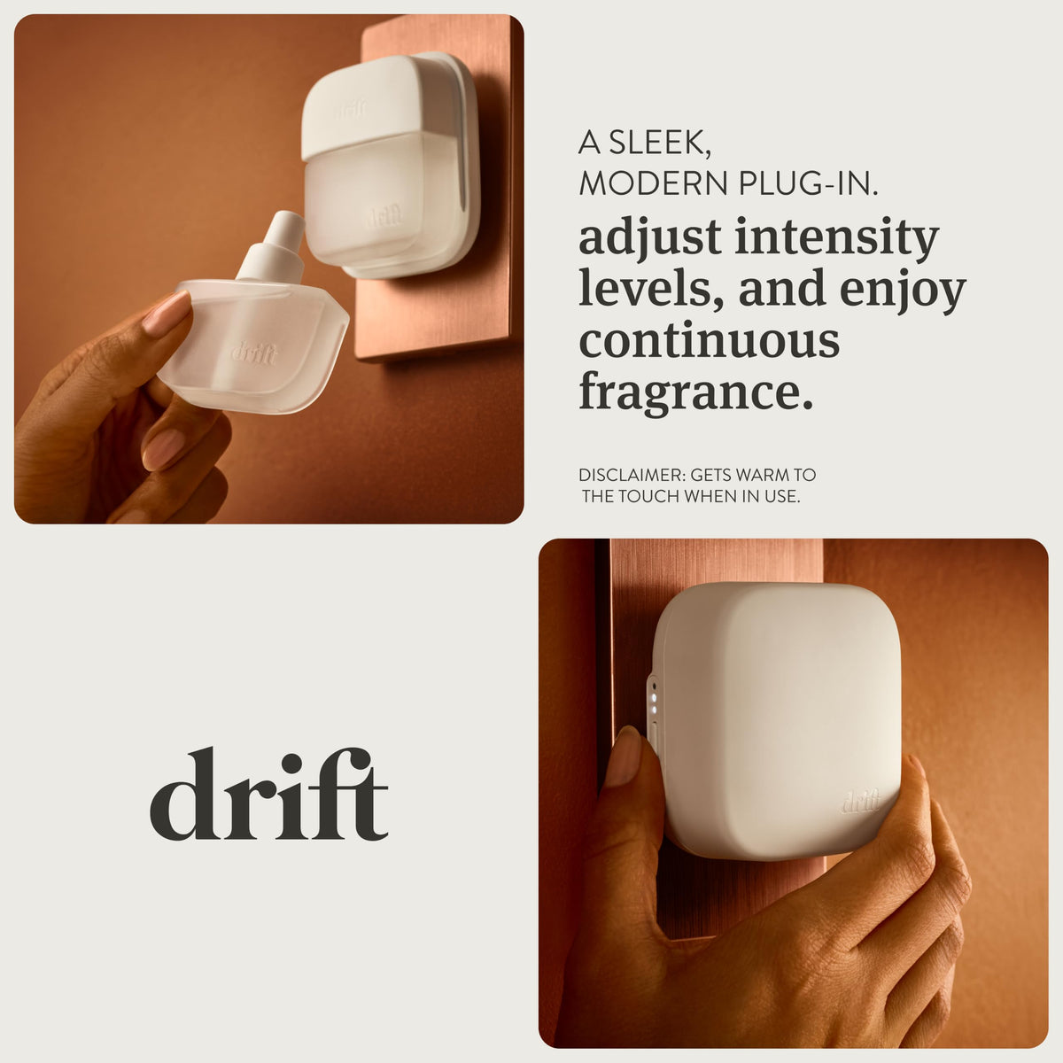 Drift Home Scent Diffuser Refills in Teak (2 Refills) - Adjustable and Long Lasting Diffuser Aroma - Clean Ingredients, Pet Safe