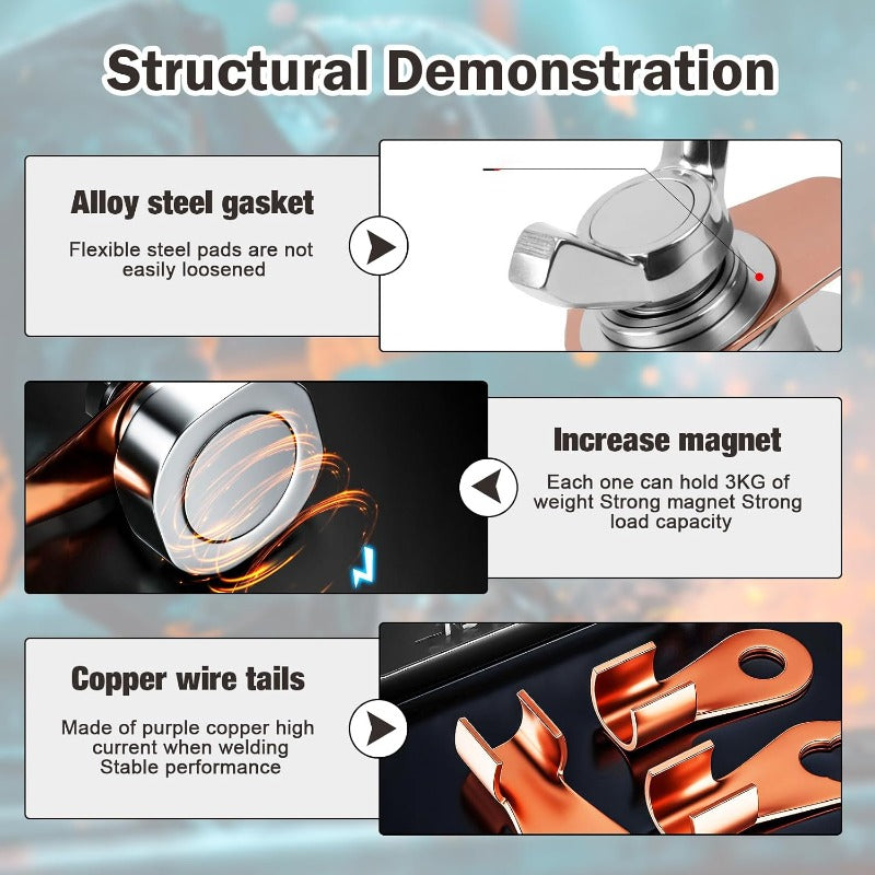 Strong Magnet Welding Ground